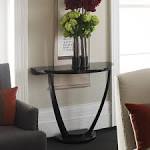 Modern Black Console Table