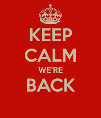 Image result for we're back!