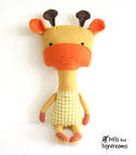Dolly Donations: Giraffe Softie Stuffed Toy PDF Sewing Pattern ...