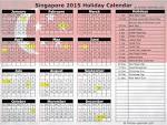 Singapore 2015 / 2016 Holiday Calendar