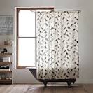 Bird Collage Shower Curtain - modern - shower curtains - - by West Elm