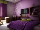 dark purple bedroom | BEDROOM IDEAS | Pinterest
