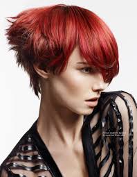 Short Dark Red Hair Color