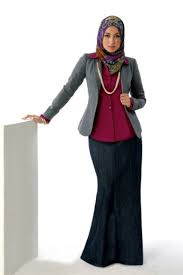 21 Model Baju Kerja Muslimah Terbaru