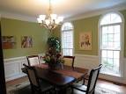Deepnot | Green Paint colors for small dining room with hanging ...