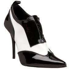 Women's Pin Up Bettie 22 Black/White Patent Leather - 14799123 ...