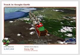 Track Santa in Google Earth