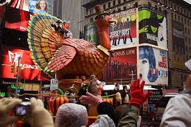 During the first parade,