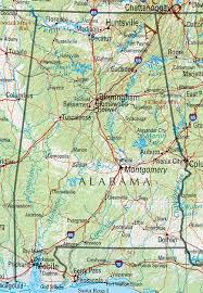 Alabama map
