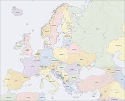 Europe map - map of Europe