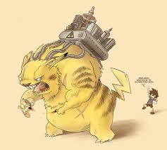 Funny Pokemon Picture Savage_Pikachu_by_Nocturnal_Devil