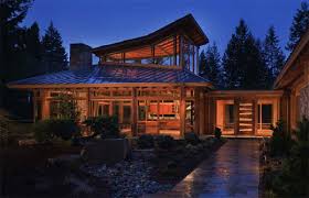 E exotic wooden house design