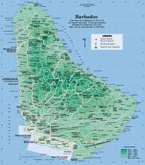 Map of Barbados