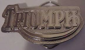 triumph belt buckle