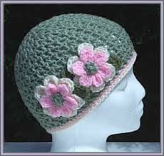 قبعات كروشيه لجمييع الاذواق Mint-Crochet-Skull-Cap
