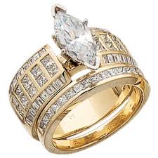 gold diamond wedding rings