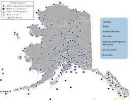 Current Alaska Weather Map