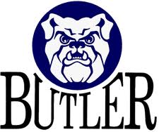Butler Bulldogs logo, located