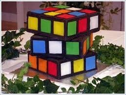 Rubiks Cube Cake!