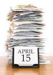 on Tax Day (April 15th),