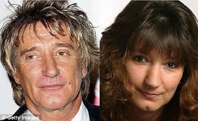 rod Stewart and Sara Streeter