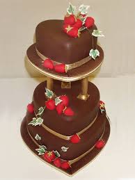 اجمل تشكيله تورت   Chocolate-wedding-cake-strawberries