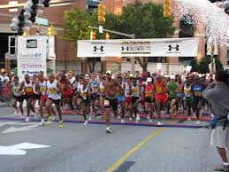 Baltimore Marathon course,