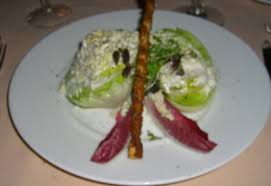 Then we had a wedge salad with