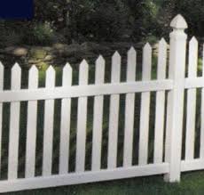 of a picket fence.