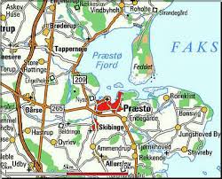 Tur til Præstø og Omegn d. 25 September Praesto_kort01