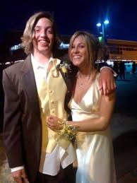 Greg Bretz and his prom date