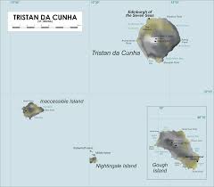 Map of Tristan da Cunha