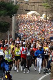 Marathon in Boston, Mass.