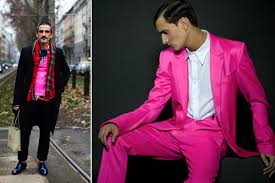 pink suits for men