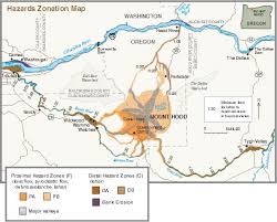Hazards Map of Mount Hood