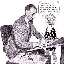 of cartoonist Harold Gray.