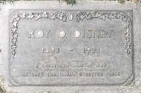 ROY O. DISNEYS GRAVE