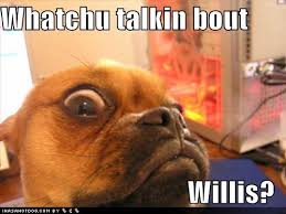 Whatchu talkin bout Willis?