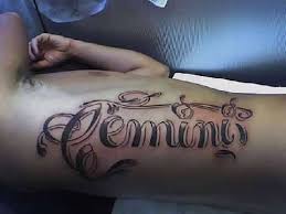 Tribal Gemini Sign Tattoos