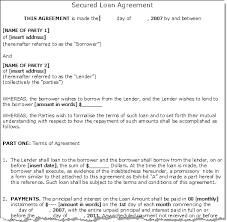 sample loan contract