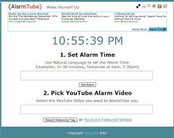 AlarmTube: Online Alarm Clock