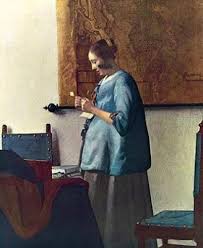cherche image personnage lisant Jan-Vermeer-La-femme-en-bleu-lisant-une-lettre--1662-165515