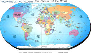 World Map, Political world map