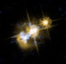Un Quasar surpris eu moment où il donne naissance à une galaxie 2697_1