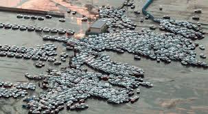japan earthquake tsunami cars