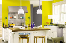 Kitchen Design Color Pic Dramatic Color for Kitchen Design Ideas 2009