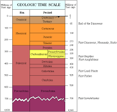 eras: Paleozoic, Mesozoic,