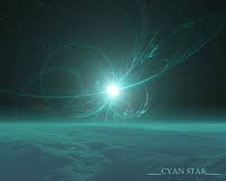 Cyan Star (GIMP,Terragen)