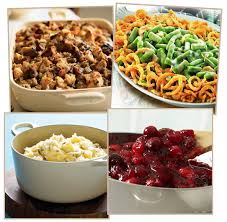 Which holiday side dish has