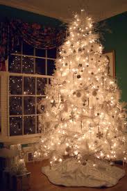 white christmas tree